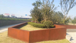 云岩耐候钢挡土墙